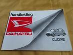 Daihatsu Cuore  Move Handleiding, Auto diversen, Handleidingen en Instructieboekjes, Ophalen of Verzenden