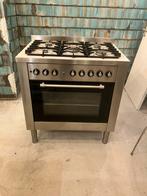 Vrijstaand gasfornuis 90 cm solitaire met oven, Witgoed en Apparatuur, Fornuizen, Ophalen, Gebruikt, 60 cm of meer, Gas