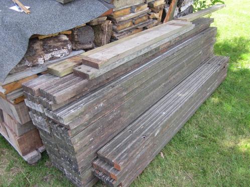hardhouten balken, Doe-het-zelf en Verbouw, Hout en Planken, Gebruikt, Balk, Overige houtsoorten, 200 tot 250 cm, 25 tot 50 mm