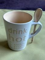 Koffiebeker met lepel, Ophalen, Gebruikt, Keramiek, Overige stijlen