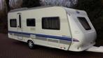 Te koop Hobby 540 bj 2007, Caravans en Kamperen, Vast bed, Rondzit, Hobby, Kachel