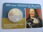 Coincard het Michiel de Ruyter vijfje 2007, Postzegels en Munten, Setje, Zilver, Euro's, Ophalen of Verzenden