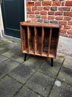 Nieuw (tafeltje) LP opbergsysteem - Vintage bruin, Ophalen, Nieuw, 50 tot 100 cm, Minder dan 100 cm