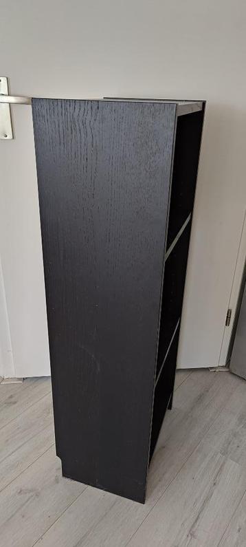 Ikea billy 40x28x106 zwartbruin - afbeelding 3