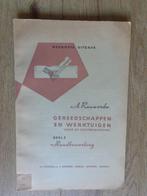 Oud boek Gereedschappen en Werktuigen Houtbewerking, Antiek en Kunst, Ophalen of Verzenden