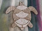 Leuke schildpad hanger woon wanddecoratie Bali schelpen, Huis en Inrichting, Ophalen of Verzenden, Nieuw