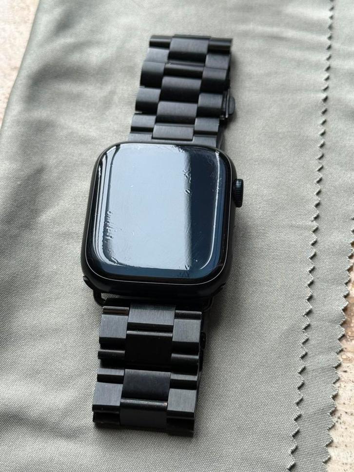 Apple watch series 9 - 45 mm met orginele band en extra band, Sieraden, Tassen en Uiterlijk, Smartwatches, Zo goed als nieuw, iOS