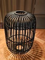 Lampenkap zwart hout, Huis en Inrichting, Lampen | Lampenkappen, Ophalen of Verzenden, Zo goed als nieuw, Zwart, Rond