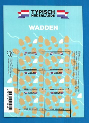 Typisch Nederlands 2023 – Wadden (postzegelvel)   beschikbaar voor biedingen