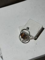 Zilveren hanger met australische boulder opaal, Gebruikt, Overige voorstellingen, Ophalen of Verzenden, Met edelsteen