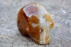 Kristallen Carneool schedel (nr. 022.6), Verzamelen, Mineralen en Fossielen, Ophalen of Verzenden