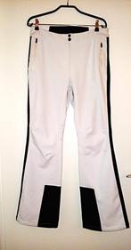 Witte skibroek met zwarte accdenten maat 42, Kleding | Dames, Wintersportkleding, Verzenden, Zo goed als nieuw, Maat 42/44 (L)