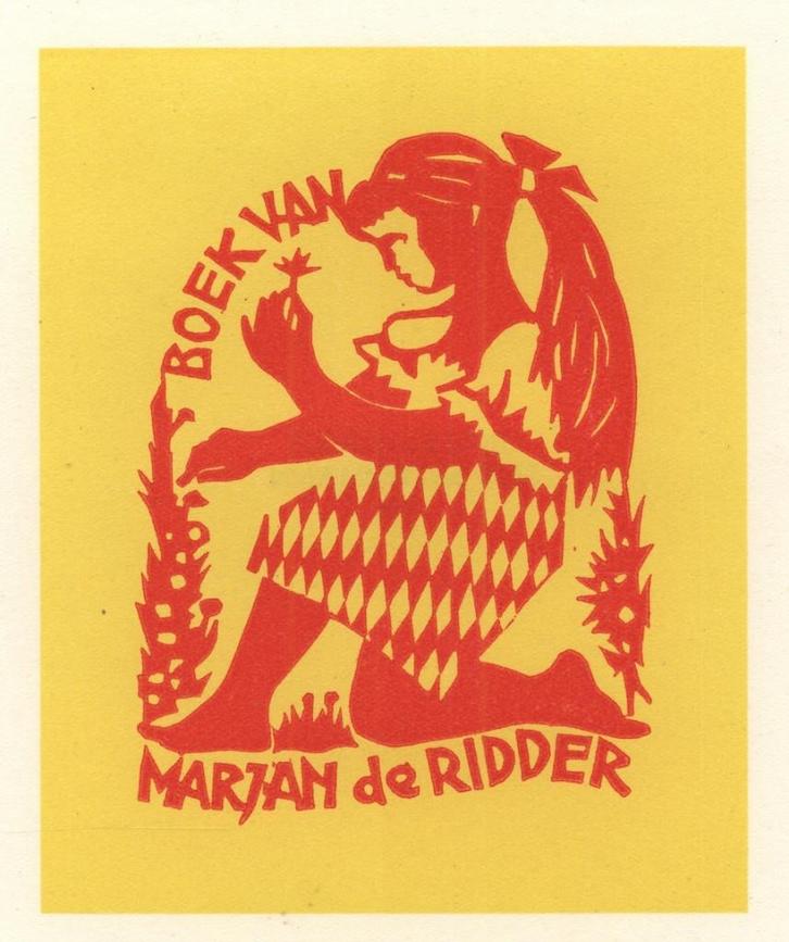 0508 Ex Libris Nederland : Jan Battermann, 1956, Antiek en Kunst, Kunst | Etsen en Gravures, Verzenden