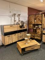 Dressette lugal met verlichting en eiken deurtjes nu €699,-!, Huis en Inrichting, Ophalen of Verzenden, Metaal, Industrieel, 100 tot 150 cm