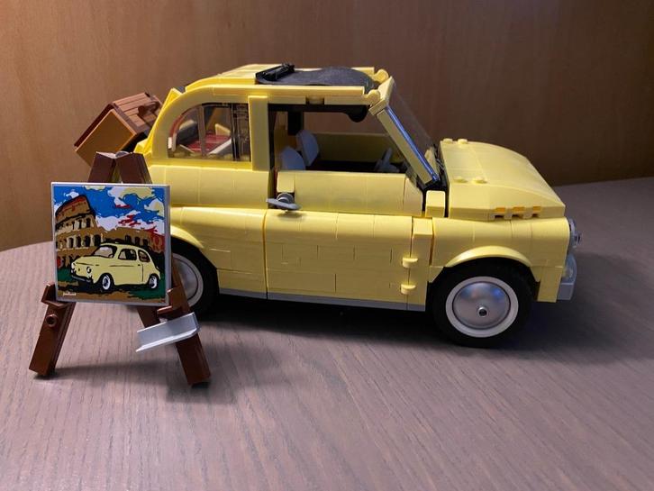 Lego 10271 Fiat, Kinderen en Baby's, Speelgoed | Duplo en Lego, Zo goed als nieuw, Lego, Complete set, Ophalen of Verzenden