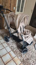 Duo Kinderwagen - Elena Twin Nougat, Kinderen en Baby's, Kinderwagens en Combinaties, Gebruikt, Verstelbare duwstang, Ophalen