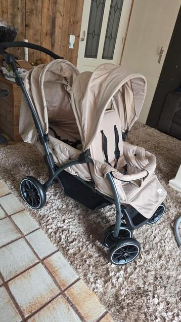 Duo Kinderwagen - Elena Twin Nougat beschikbaar voor biedingen
