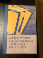 Academic writing skills for economics and business admin, Boeken, Ophalen of Verzenden, Zo goed als nieuw