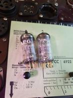 2x E88CC AEG & Mullard Goldpin buizen - Getest!, Ophalen of Verzenden