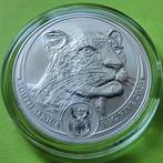 2 stuks South African Big Five II 2023 - Leopard en Buffelo, Verzenden, Zilver