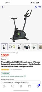 Tunturi Cardio Fit B30 Hometrainer, Sport en Fitness, Ophalen of Verzenden, Zo goed als nieuw, Metaal, Buik