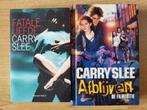 2× Carry Slee, Boeken, Kinderboeken | Jeugd | 13 jaar en ouder, Gelezen, Fictie, Ophalen of Verzenden, Carry Slee