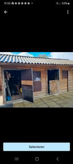 Paarden stal voor 2 paarden 3 bij 6 compleet met dak deuren, Dieren en Toebehoren, Stalling en Weidegang
