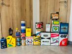 Lot 22 Olieblikken olie blik olieblik oil can mobil elf bp, Verzamelen, Ophalen of Verzenden, Gebruikt, Overige