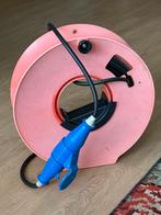 Kabelhaspel met 20m snoer 3x1.5, Ophalen, Gebruikt