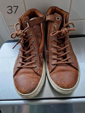 Veterschoen boots maat 37 bruin leer merk Giga  beschikbaar voor biedingen