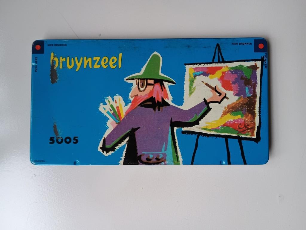 Oude Bruynzeel kleurdoos - blik, Ophalen of Verzenden