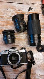 Fujica AX-1 vintage lens Tokina / Soligor 28mm, Ophalen of Verzenden, Gebruikt, Spiegelreflex, Overige Merken