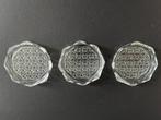 Set van 3 glazen onderzetters, Ophalen of Verzenden