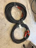 25 mtr 380/400 volt krachtstroomkabel 32 amp  5 x 6 mm2, Ophalen, Gebruikt, X, X