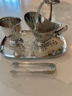 Verzilverd Roomstel van Douwe Egberts, Ophalen of Verzenden, Zilver