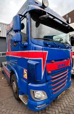 ✅ DAF XF440 - hydraulisch / 3-assen / tacho 2.0 / sideskirts, Auto's, Vrachtwagens, Automaat, Blauw, Bedrijf, Diesel