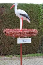 Originele geboorte aankondiging ooievaars nest en ei., Ophalen, Nieuw, Geboortebord