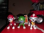 3 paw patrol pups en auto., Kinderen en Baby's, Speelgoed | Actiefiguren, Ophalen of Verzenden, Zo goed als nieuw