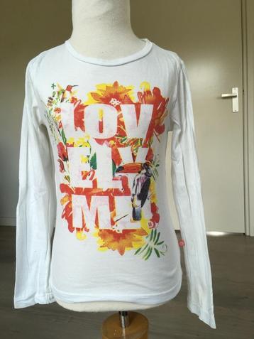 LCKR shirt / longsleeve wit, maat 122 / 128 WG beschikbaar voor biedingen