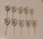 12 Leeuwenzegel Speldjes Provincies Nederland, Ophalen of Verzenden