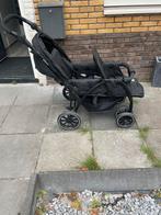 Zwarte Duowagen in Goede Staat, Kinderen en Baby's, Kinderwagens en Combinaties, Duowagen, Ophalen of Verzenden, Zo goed als nieuw