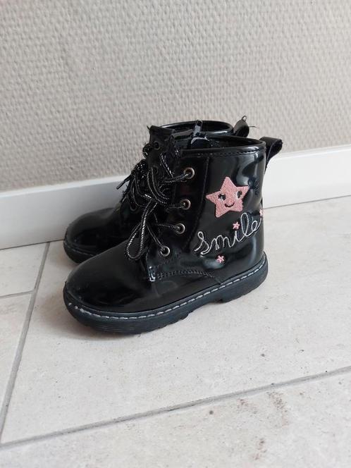 Veterboots enkellaarsjes lak maat 23, Kinderen en Baby's, Kinderkleding | Schoenen en Sokken, Gebruikt, Laarzen, Meisje, Ophalen of Verzenden