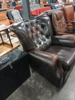 (0156) chesterfield fauteuil, Ophalen, Gebruikt, 75 tot 100 cm, Engelse