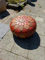 Marokaanse poef 60 cm, Ophalen, Zo goed als nieuw, Rond, 50 tot 75 cm