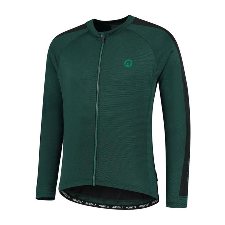 Fietsshirt Rogelli Explore  groen/zwart LM, Sport en Fitness, Wielrennen, Nieuw, Kleding, Verzenden