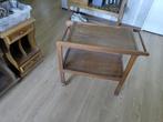 Vintage houten serveerwagen, Antiek en Kunst, Ophalen