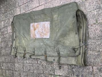 Nekaf legerjeep huif canvas gestempeld beschikbaar voor biedingen