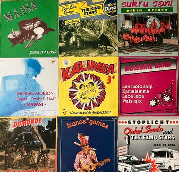 Surinaamse LP Collectie - 53 stuks Wereldmuziek beschikbaar voor biedingen