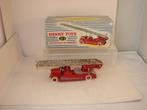 Franse dinky toy 32D ladderwagen in doos uit 1955, Ophalen of Verzenden, Gebruikt, Bus of Vrachtwagen, Dinky Toys