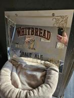 Prachtige jaren 50 whitbread spiegel Pale Ale met ketting..., Antiek en Kunst, Ophalen of Verzenden, Rechthoekig, Minder dan 50 cm